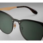 Óculos de Sol Ray Ban Blaze Clubmaster RB3576N (Ouro/Verde Clássico)