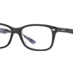 Ray-Ban RB 5228 5405 53 Acetato Preto / Cinza