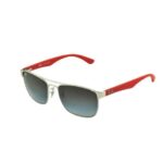 Óculos Ray-Ban RB3520L 56 - Prata e Vermelho - 003/8G