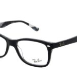 Ray-Ban RB 5228 5405 53 Acetato Preto / Cinza