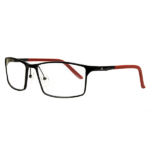 KS REC MASCULINO 3778 METAL ARO M.BLACK/RED TM- 59