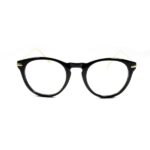 Armação de Óculos de Grau SECRET Preto e Dourado