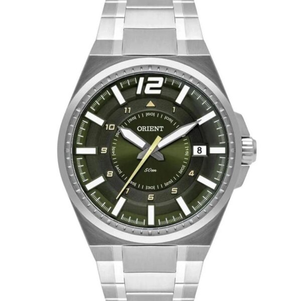 Relógio Orient Masculino Verde MBSS1408 E2SX Relógio Orient Masculino Verde MBSS1408 E2SX