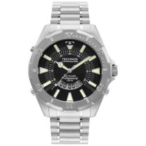 RELOGIO TECHNOS SKYDIVER MASCULINO PRATA WT205FY/1P