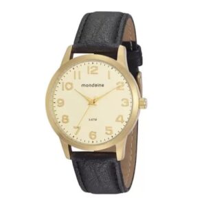 RELOGIO MONDAINE MASCULINO DOURADO 76754GPMVDH4